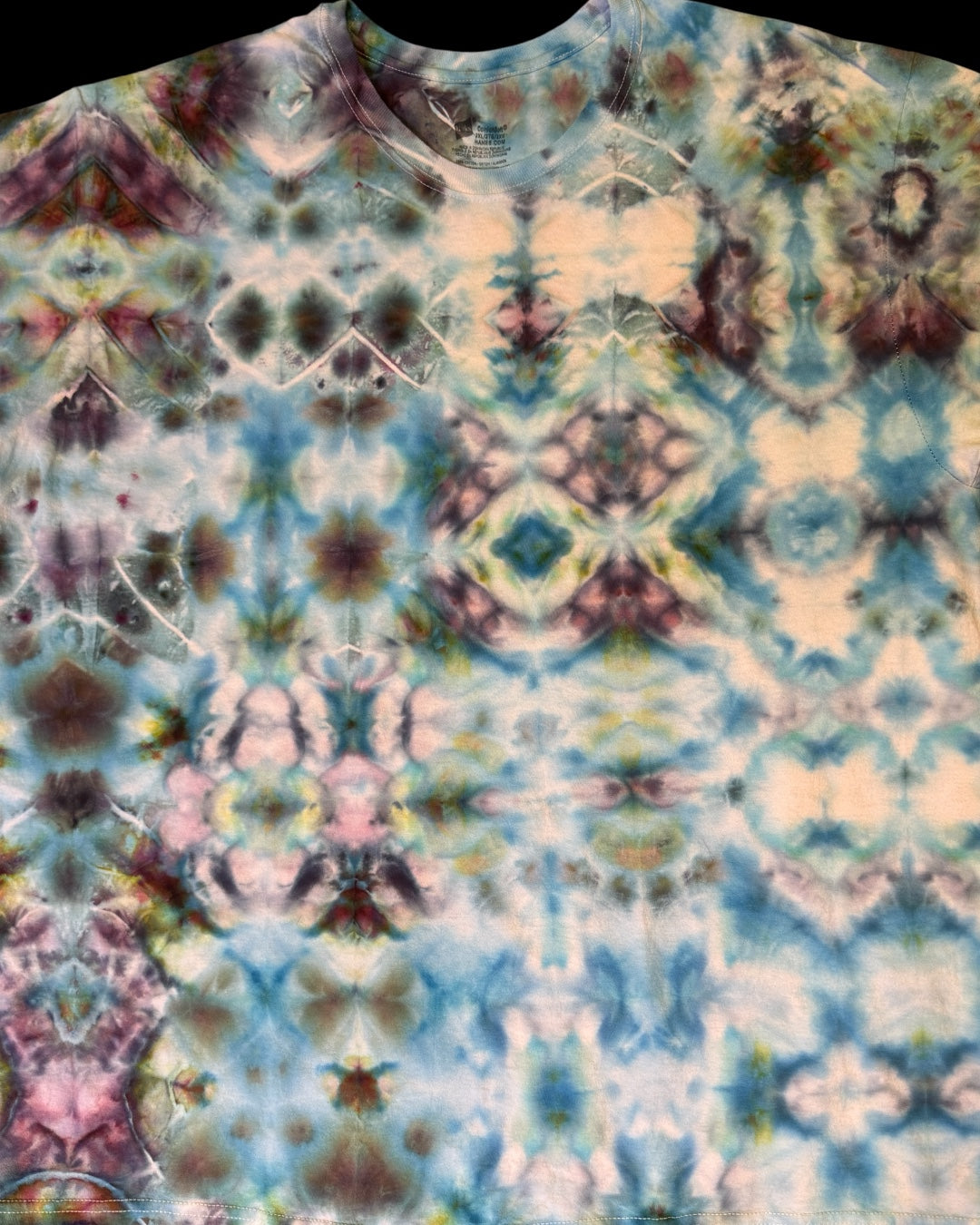 XXL - ice dyed glitchy glitch tee