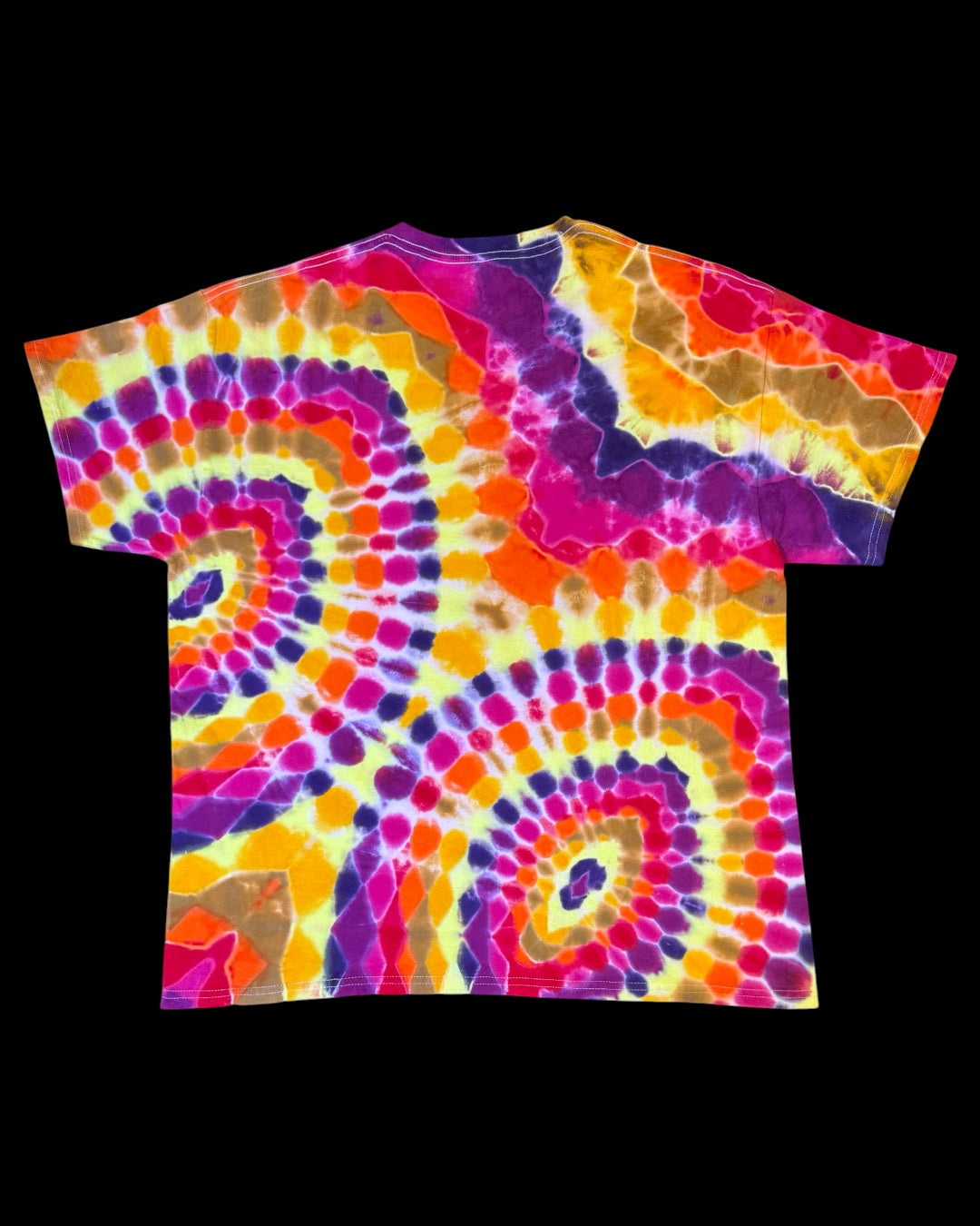 XL - liquid sunset mirrored ovaldalas tee