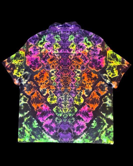 M - kenney style trip combo gauze cotton short sleeve shirt