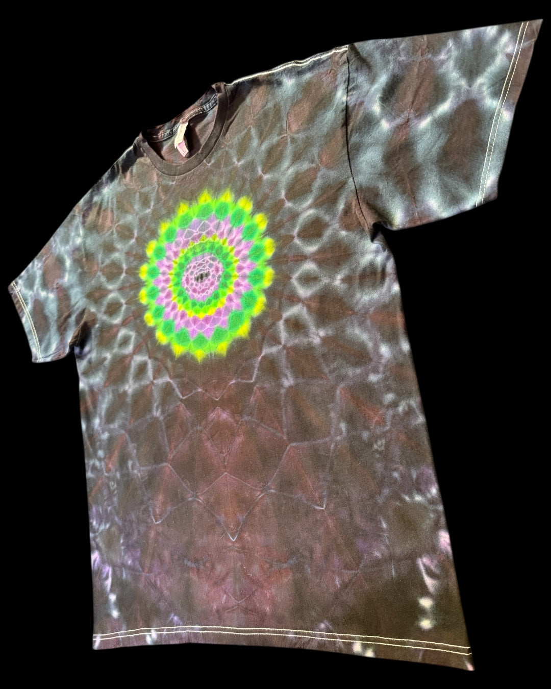 L - liquid front to back mandala tee