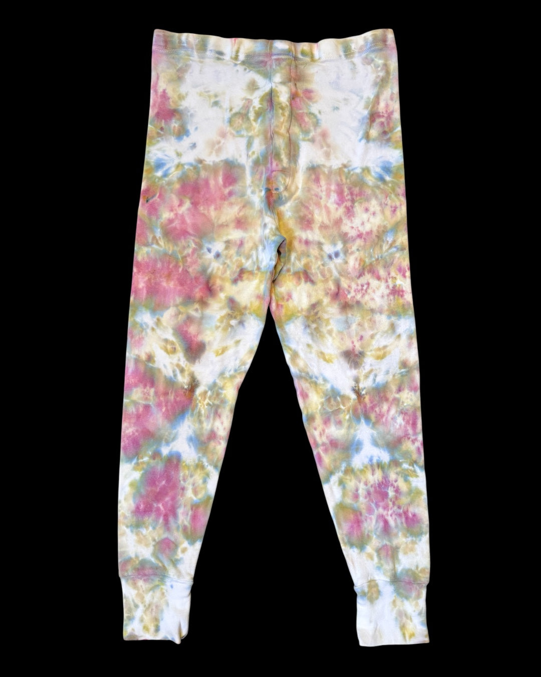 XL - ice dyed scrunched leggings