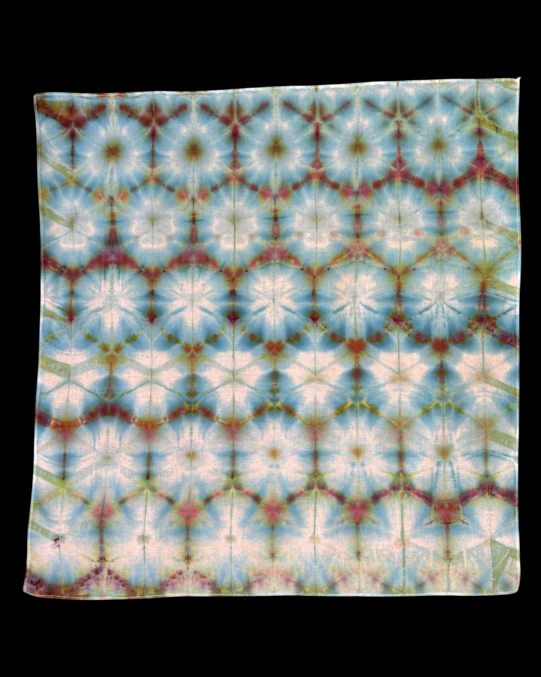 ice dyed sekka shibori mindbender x bandana
