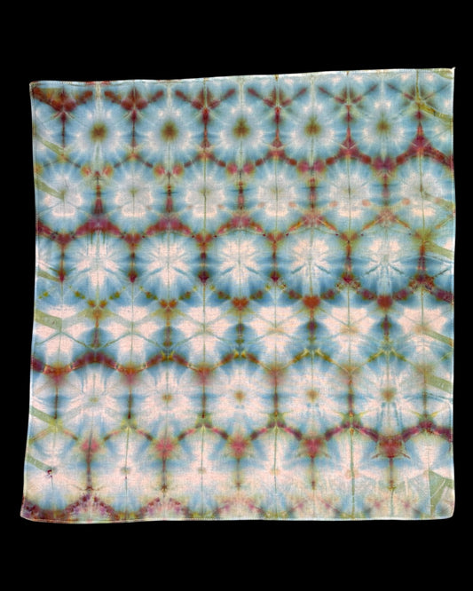 ice dyed sekka shibori mindbender x bandana