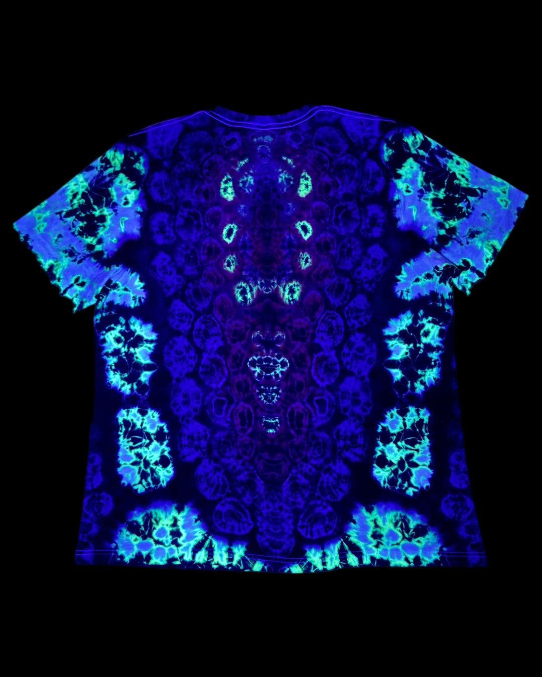 XL - rainbow arch glowing kenney style tee with kenney shield spine