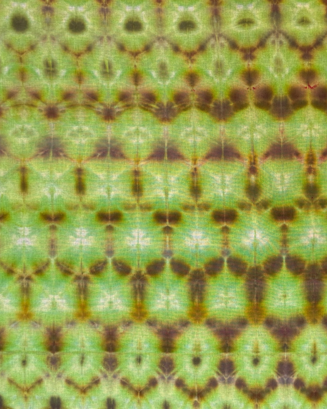 ice dyed sekka shibori honeydew bandana