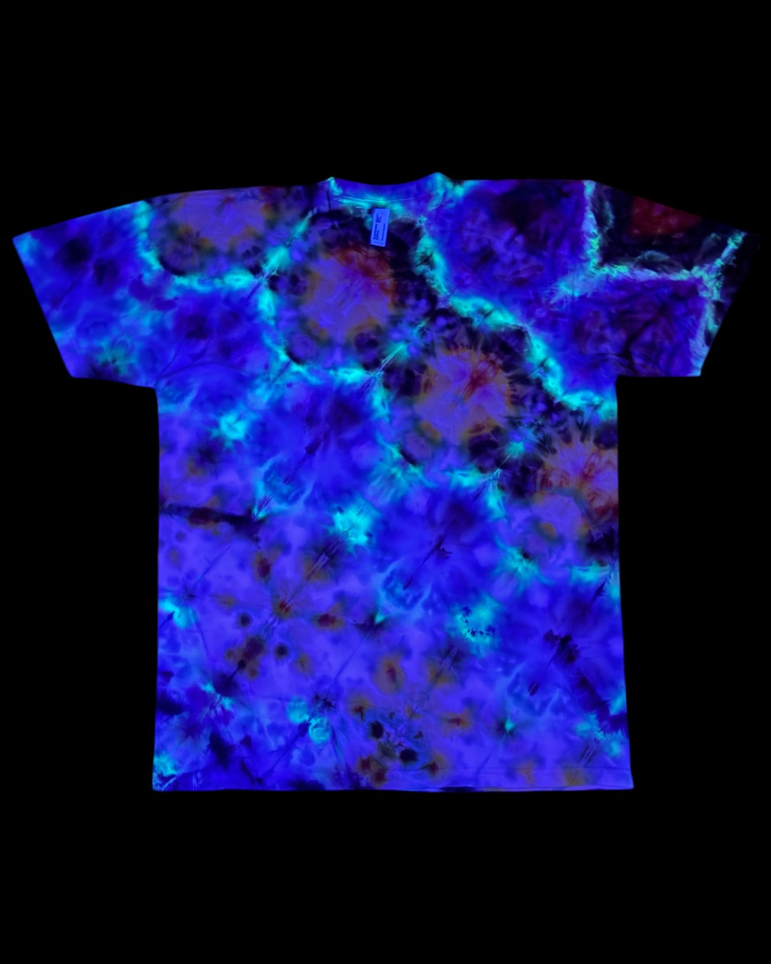 L - ice dyed modified glowing sekka shibori tee