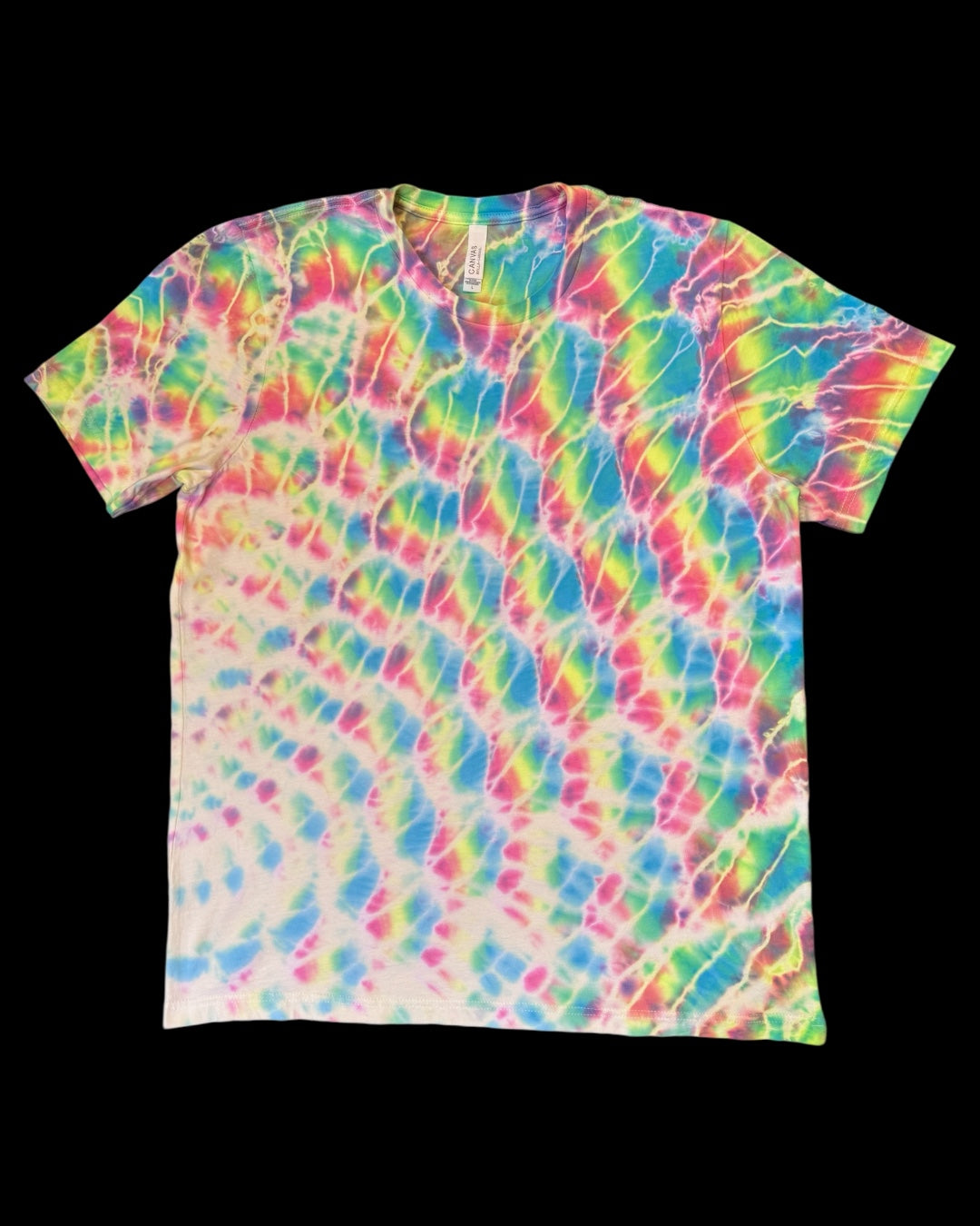 L - glowing cosmic roll tee