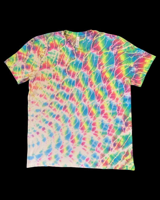 L - glowing cosmic roll tee