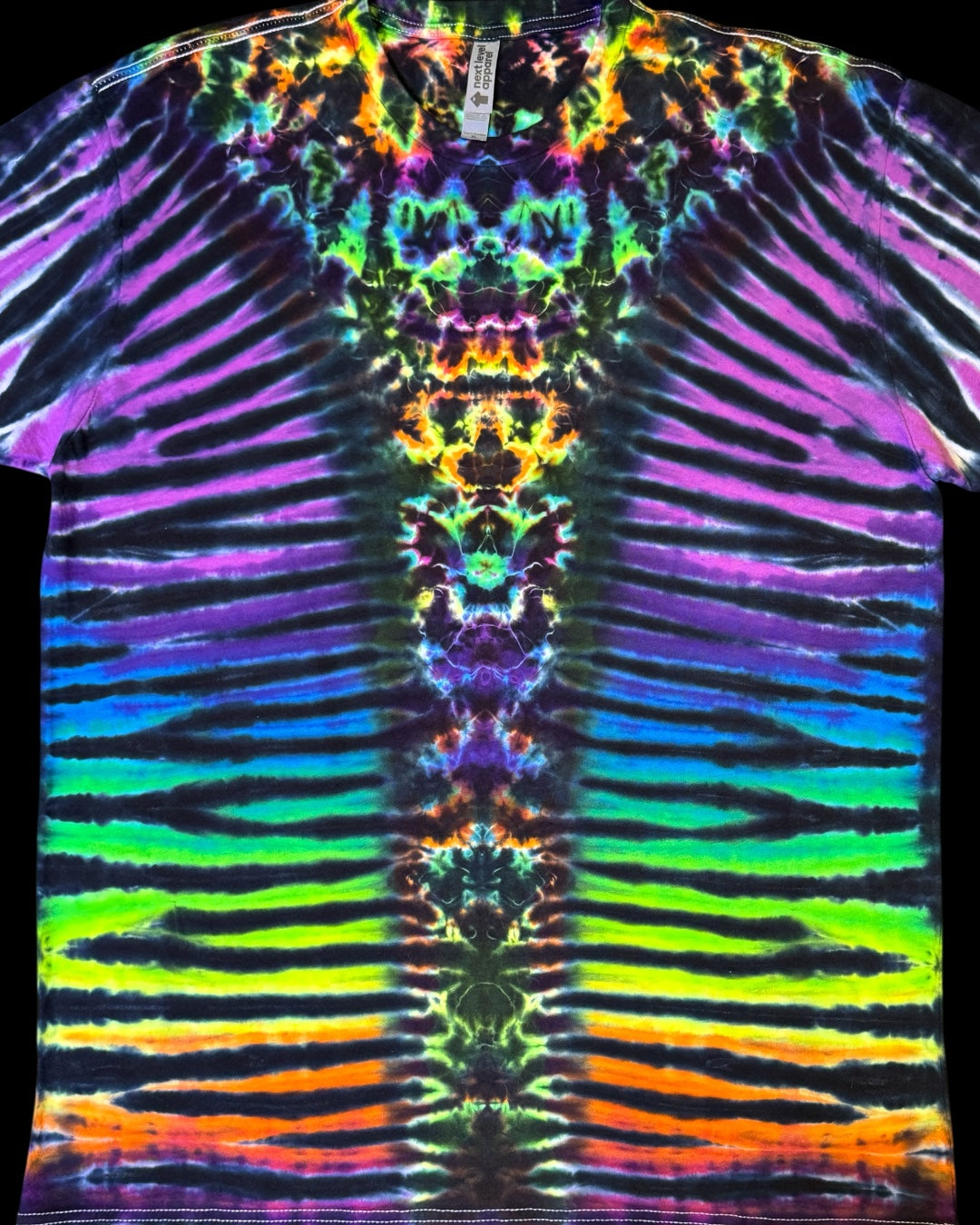 XL - rainbow kenney zipper tee