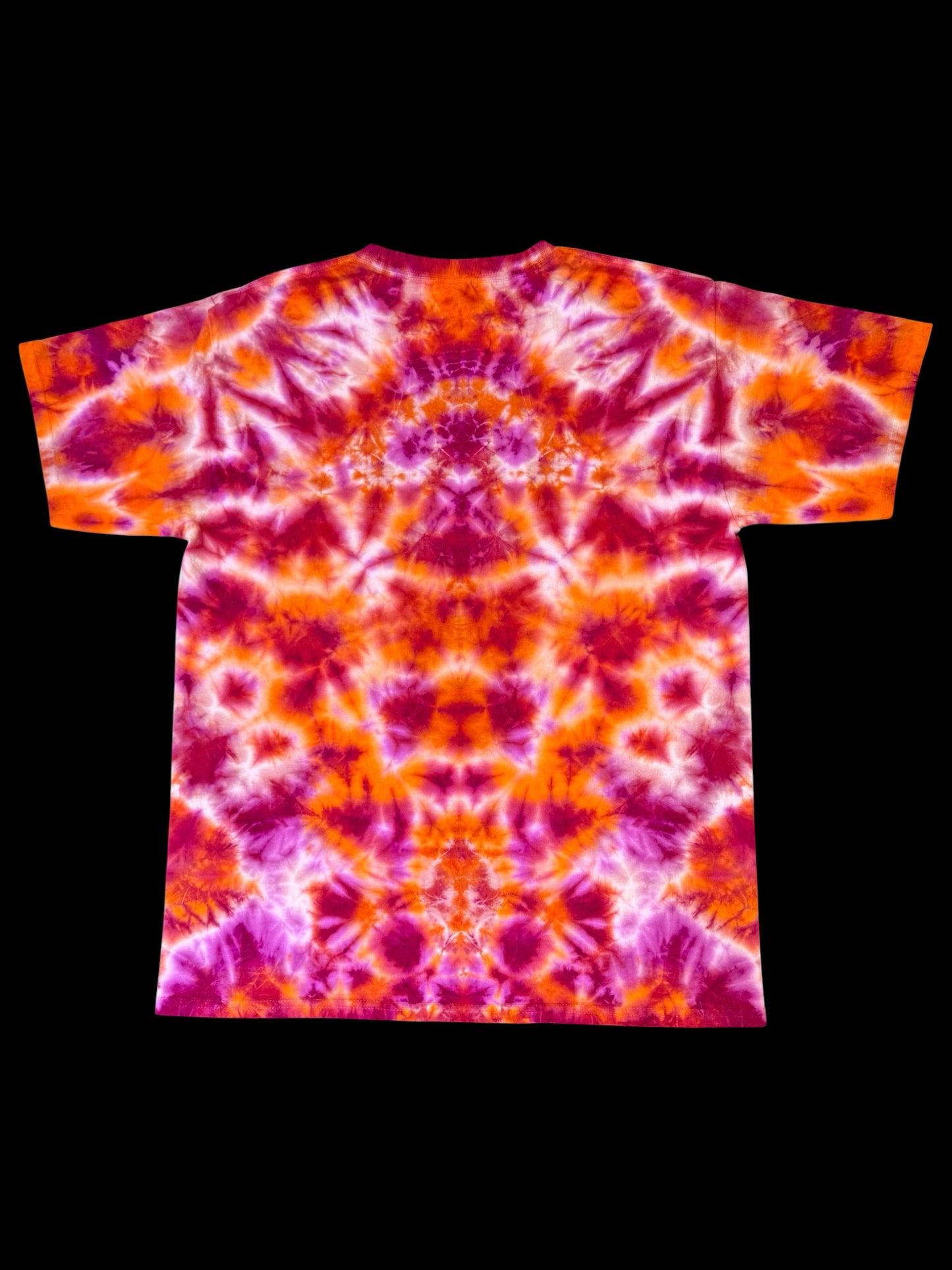 L - electric blue mandala tee