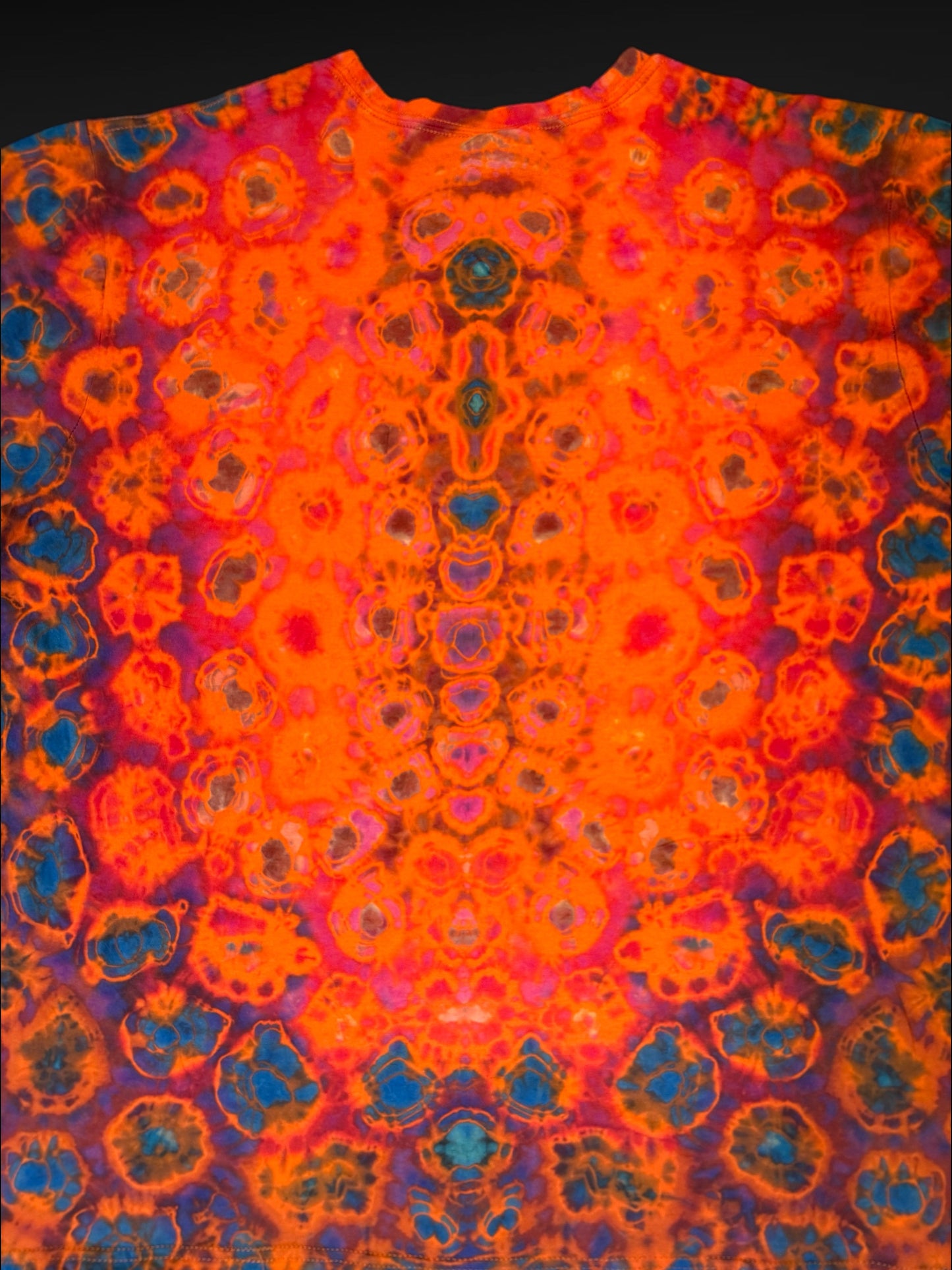 XL - orange reverse dyed kenney style tee