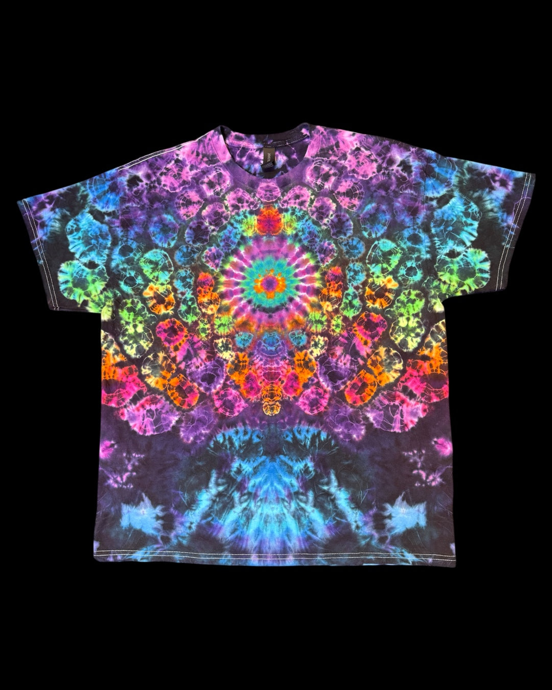 XL - rainbow mandala kenney trip combo tee