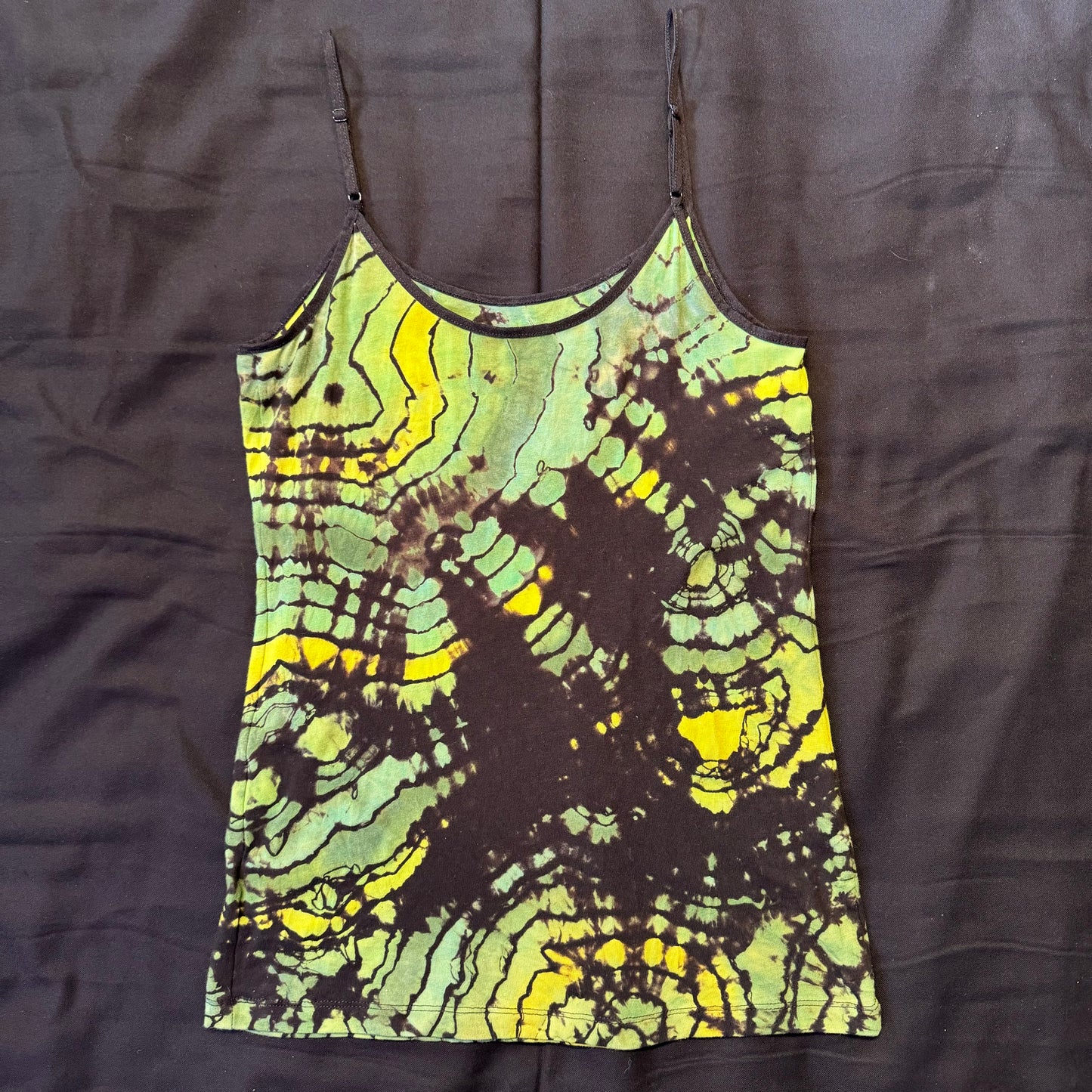 S - reverse dyed geode style cami