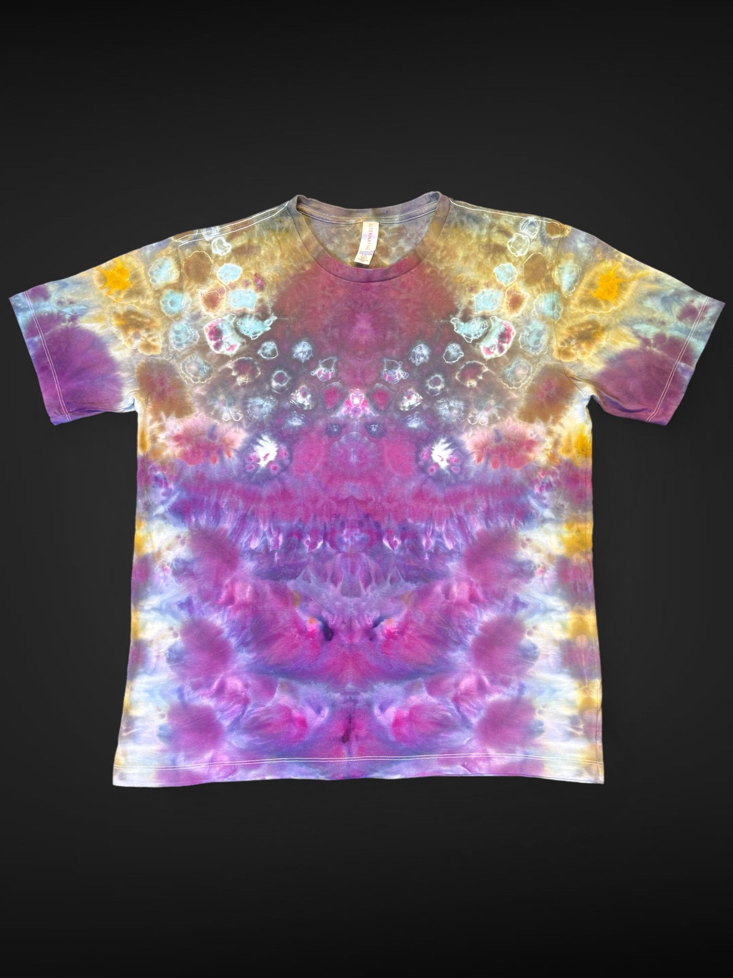 L - “misfit” series ice dyed cosmic kenney tee