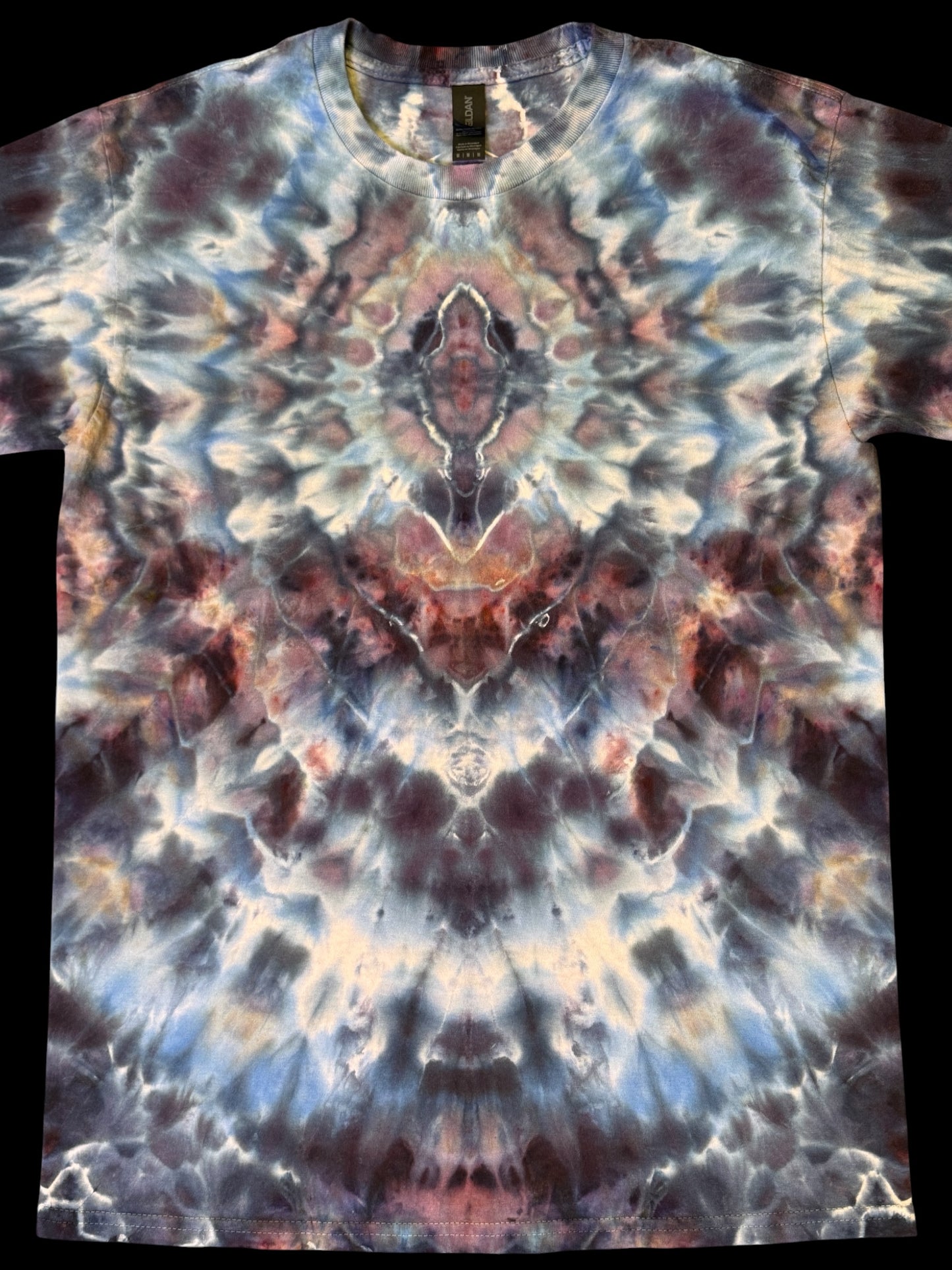 M - ice dyed interstellar snow maiden mirrored cosmic roll tee