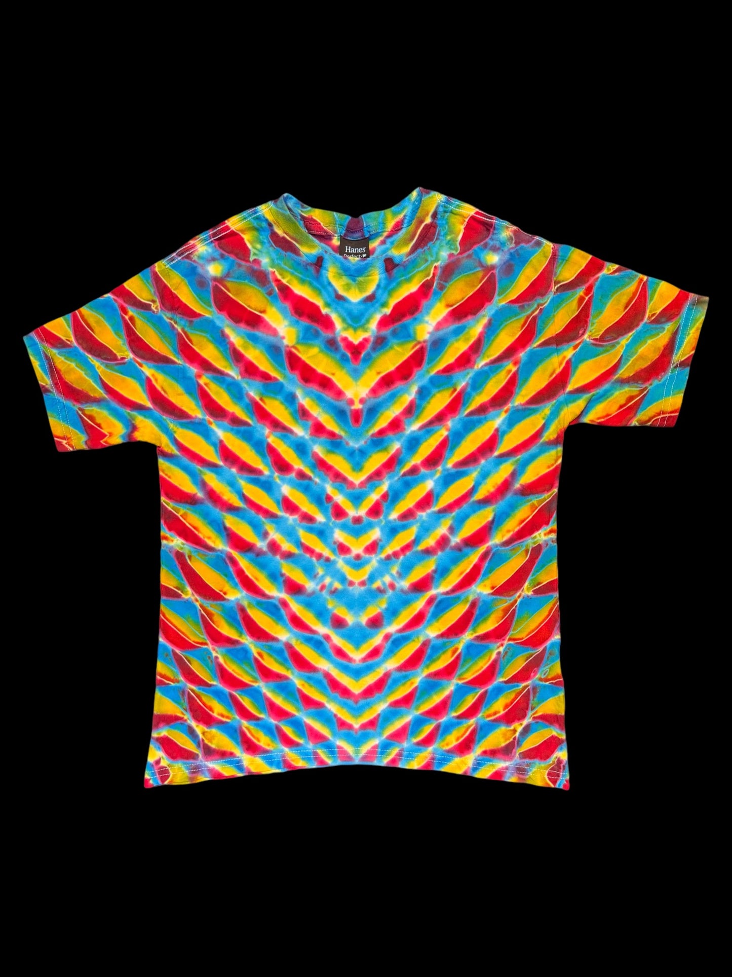 M - youth sized primary cosmic roll tee