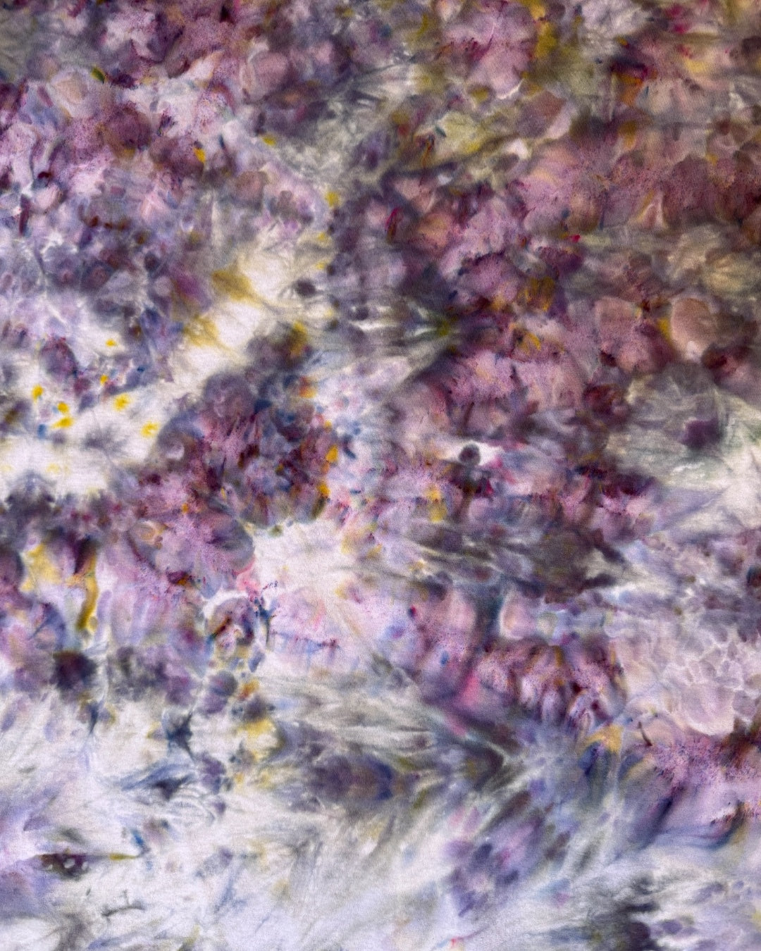 XXL - bubble ice dyed custom color red tide scrunch tee