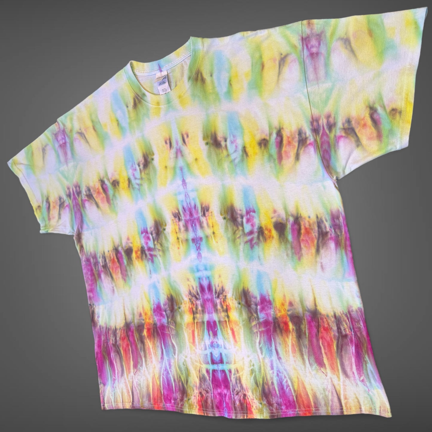 XXL - ice dyed arashi shibori inspired tee