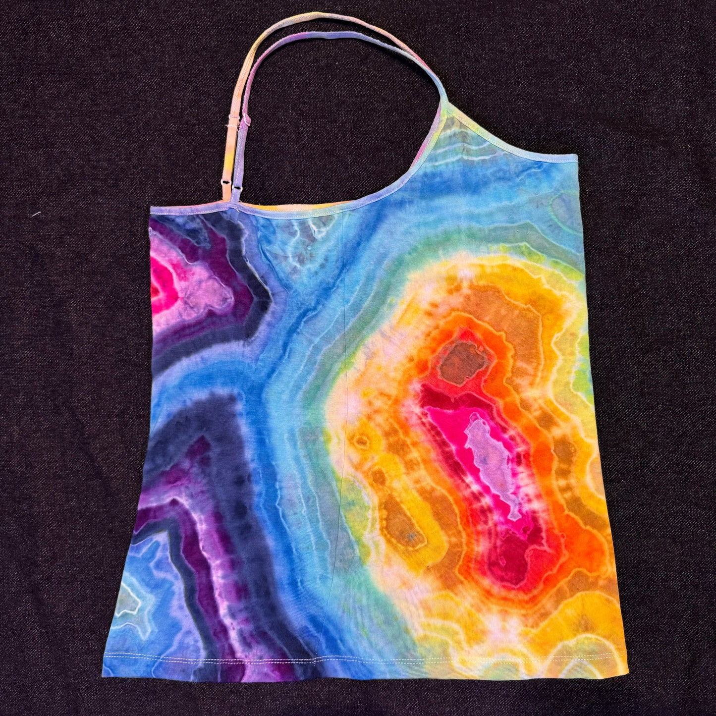 S - rainbow geode style cami