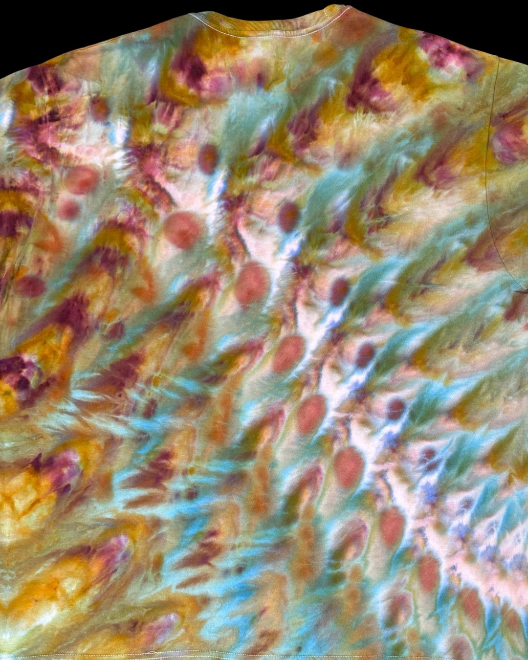 XXL - ice dyed herbaceous warrior princess cosmic roll tee