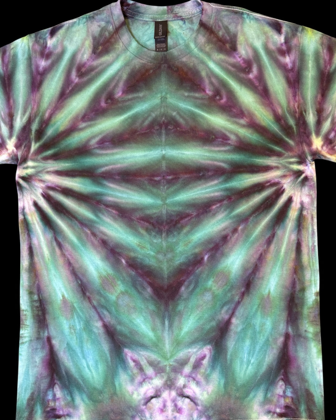 M - gravity ice dyed ‘avalon’ fan fold tee