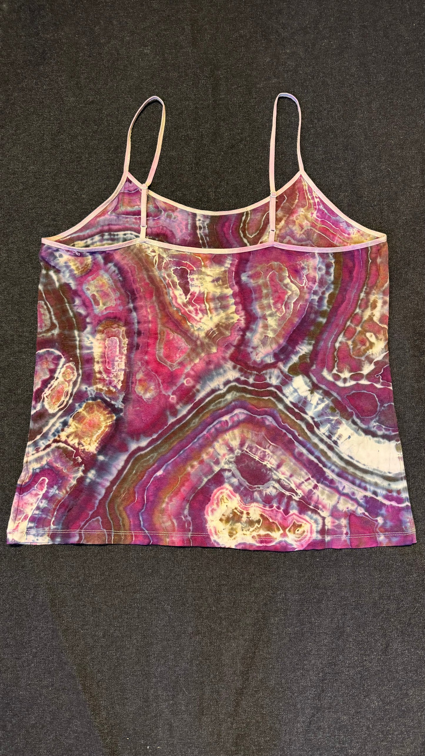 XL - ice dyed geode style cami