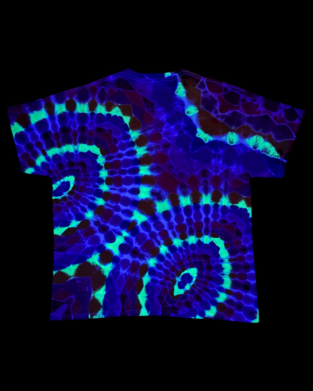 XL - liquid sunset mirrored ovaldalas tee