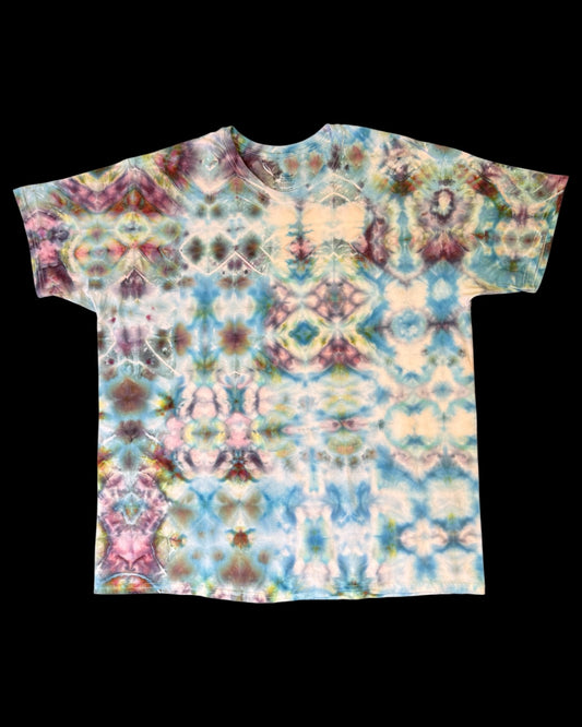 XXL - ice dyed glitchy glitch tee