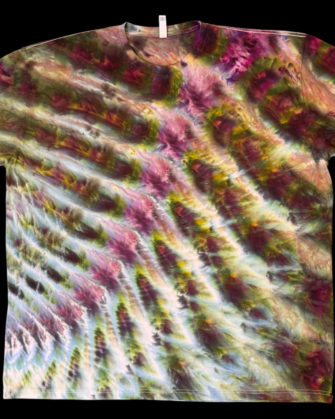 XXXXL - ice dyed deep jungle cosmic roll tee