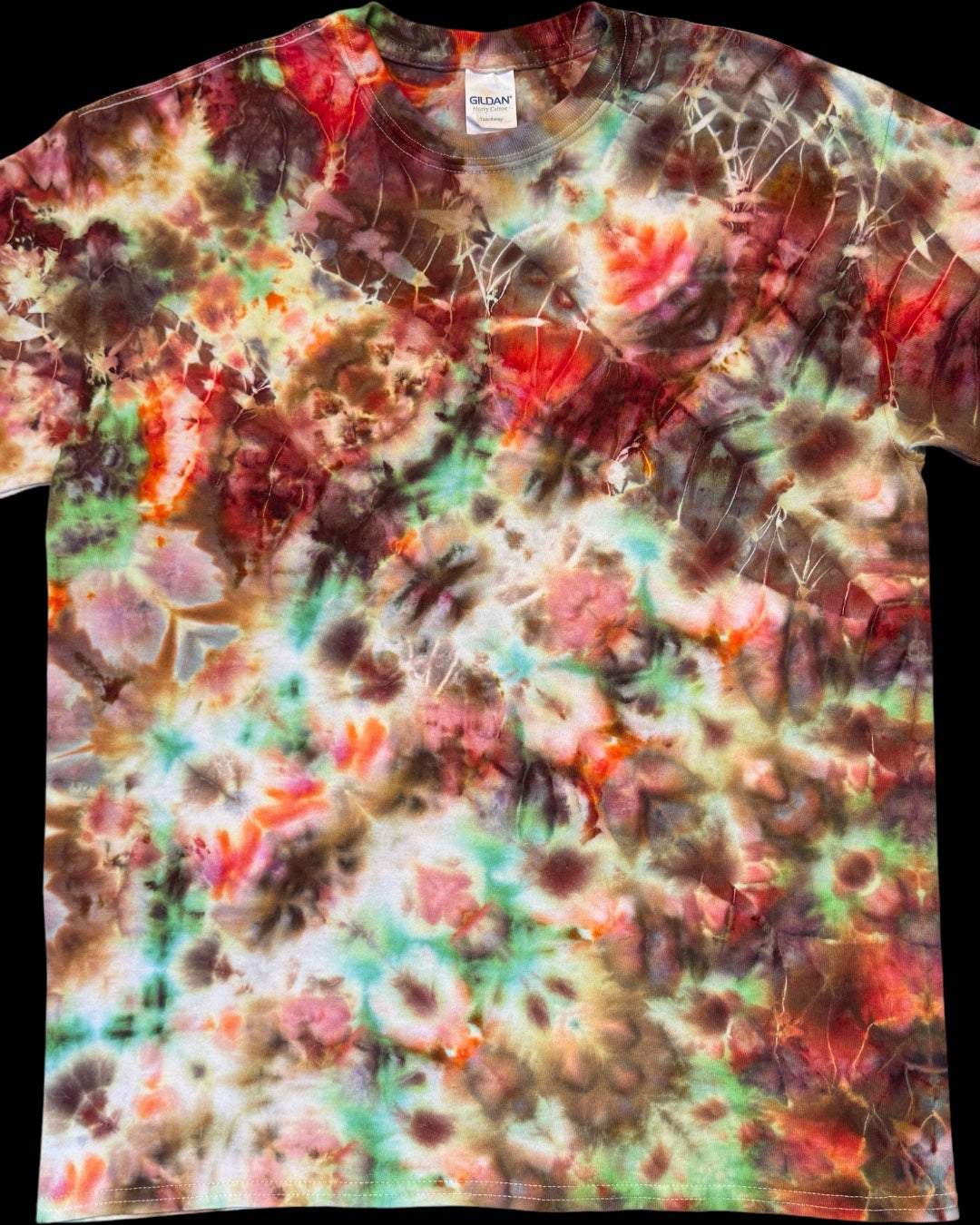 M - ice dyed cosmic glitch tee