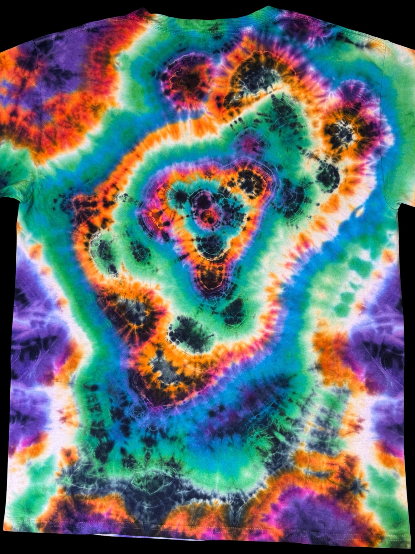 L - mandala cosmic roll geode combo tee