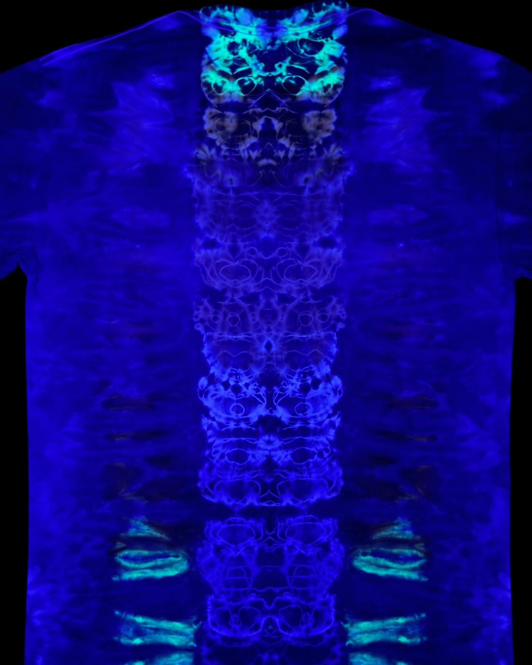 M - UV reactive deep space mandala with kenney totem spine tee