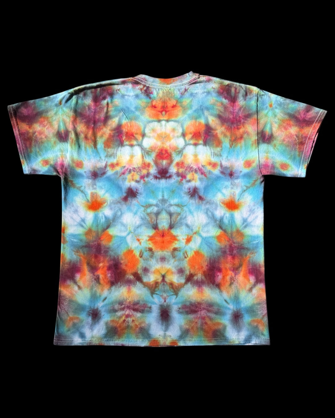L - ice dyed experimental shibori tee