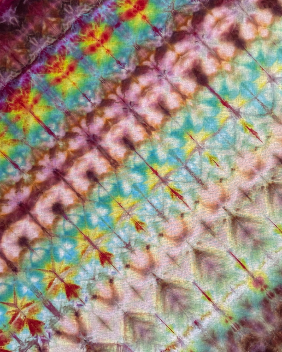 ice dyed pseudo rainbow 2 bandana