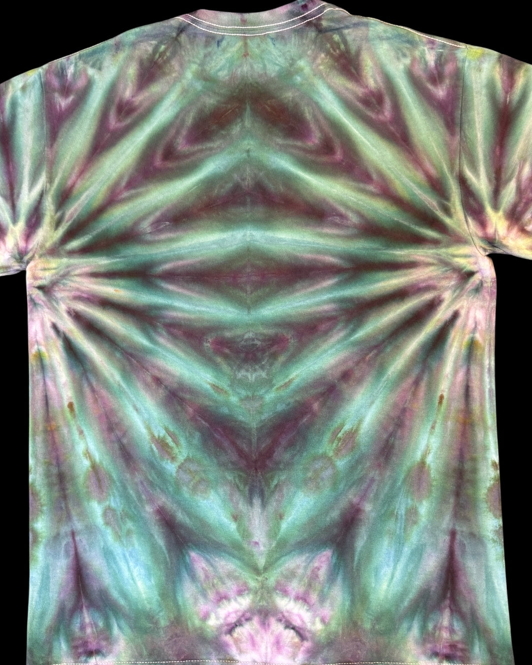M - gravity ice dyed ‘avalon’ fan fold tee