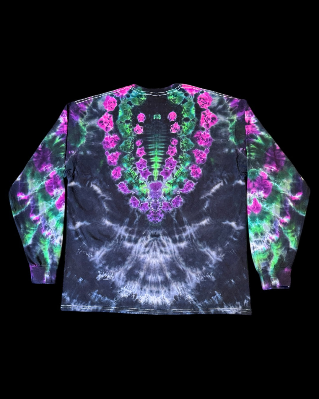 XL - kenney style medallion cosmic roll combo long sleeve tee