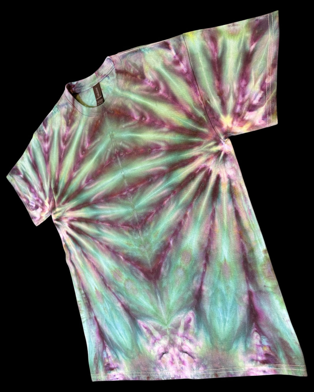 M - gravity ice dyed ‘avalon’ fan fold tee