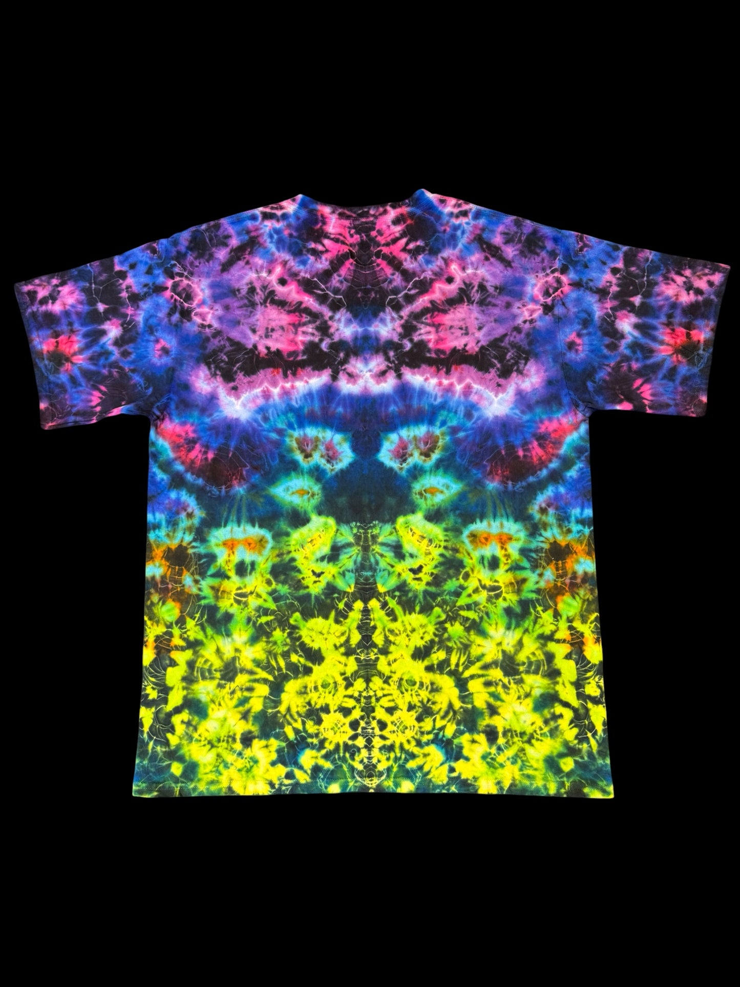 XL - rainbow mandala kenney combo tee