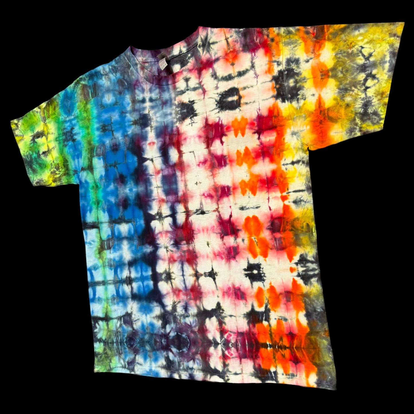 XL - ice dyed modified glitch tee