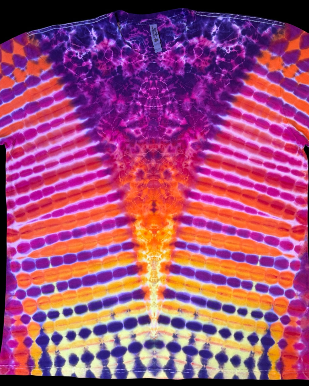 XXXL - liquid desert sunset kenney zipper tee
