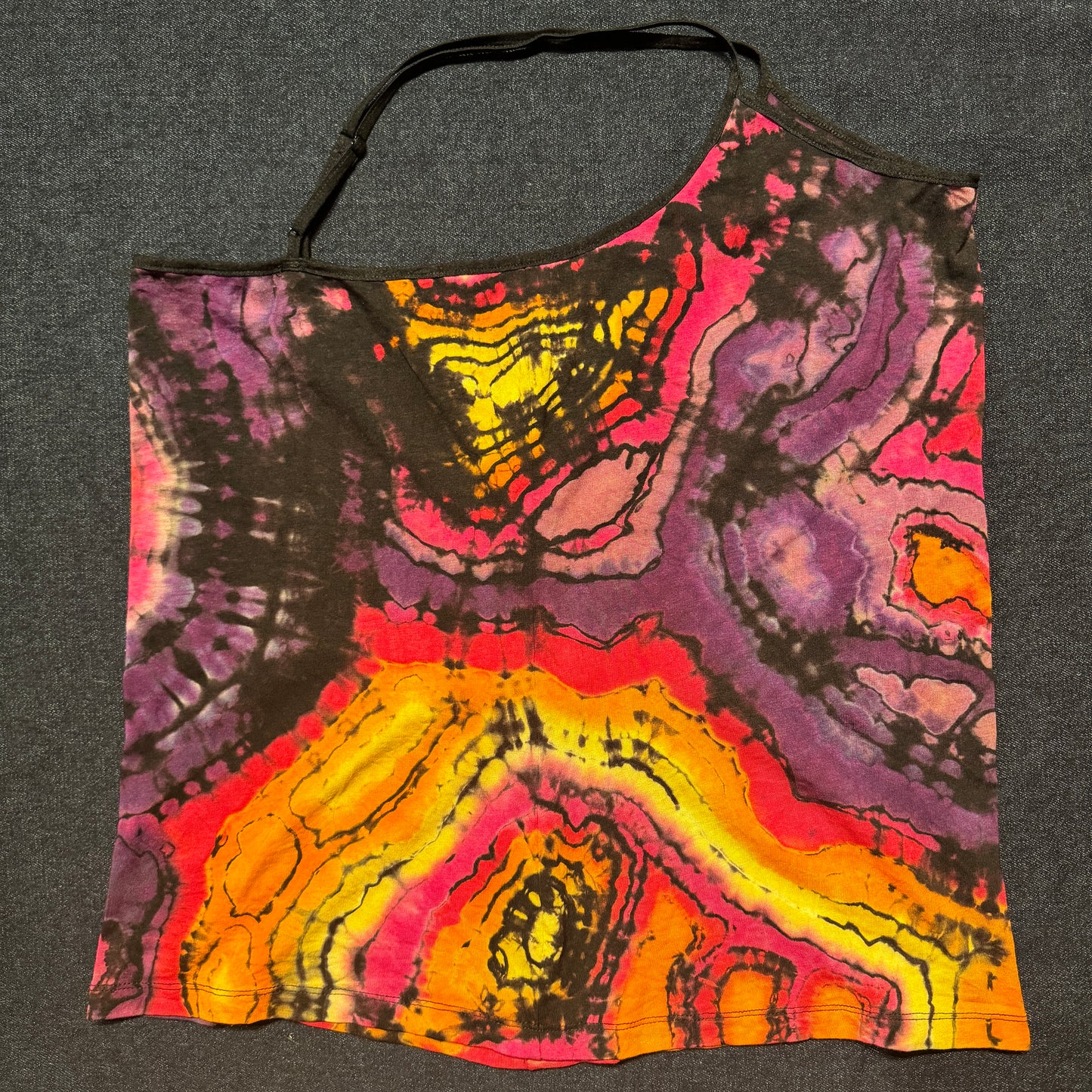 XL - reverse dyed geode style cami