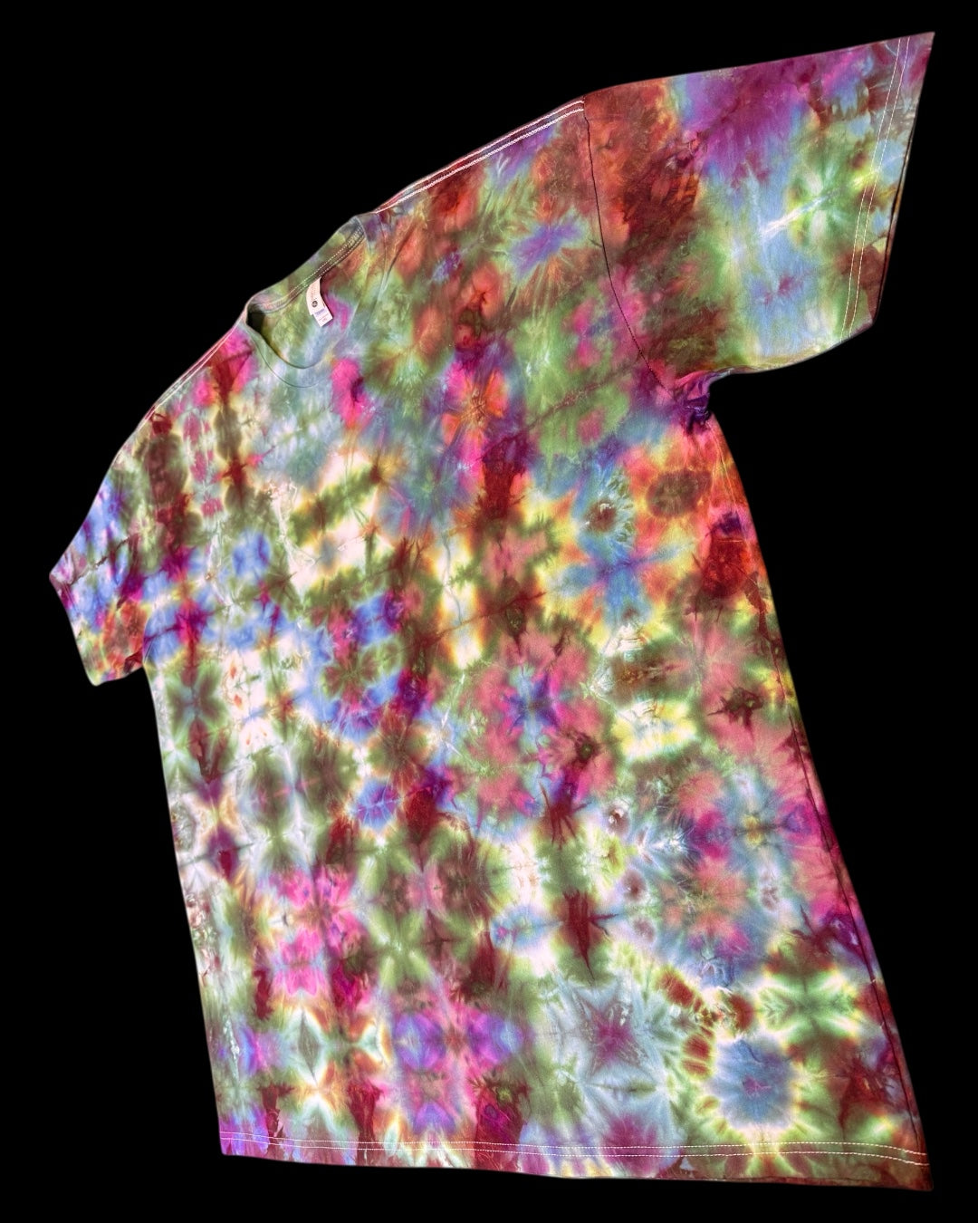 XXXXL - ice dyed glitchy glitch tee