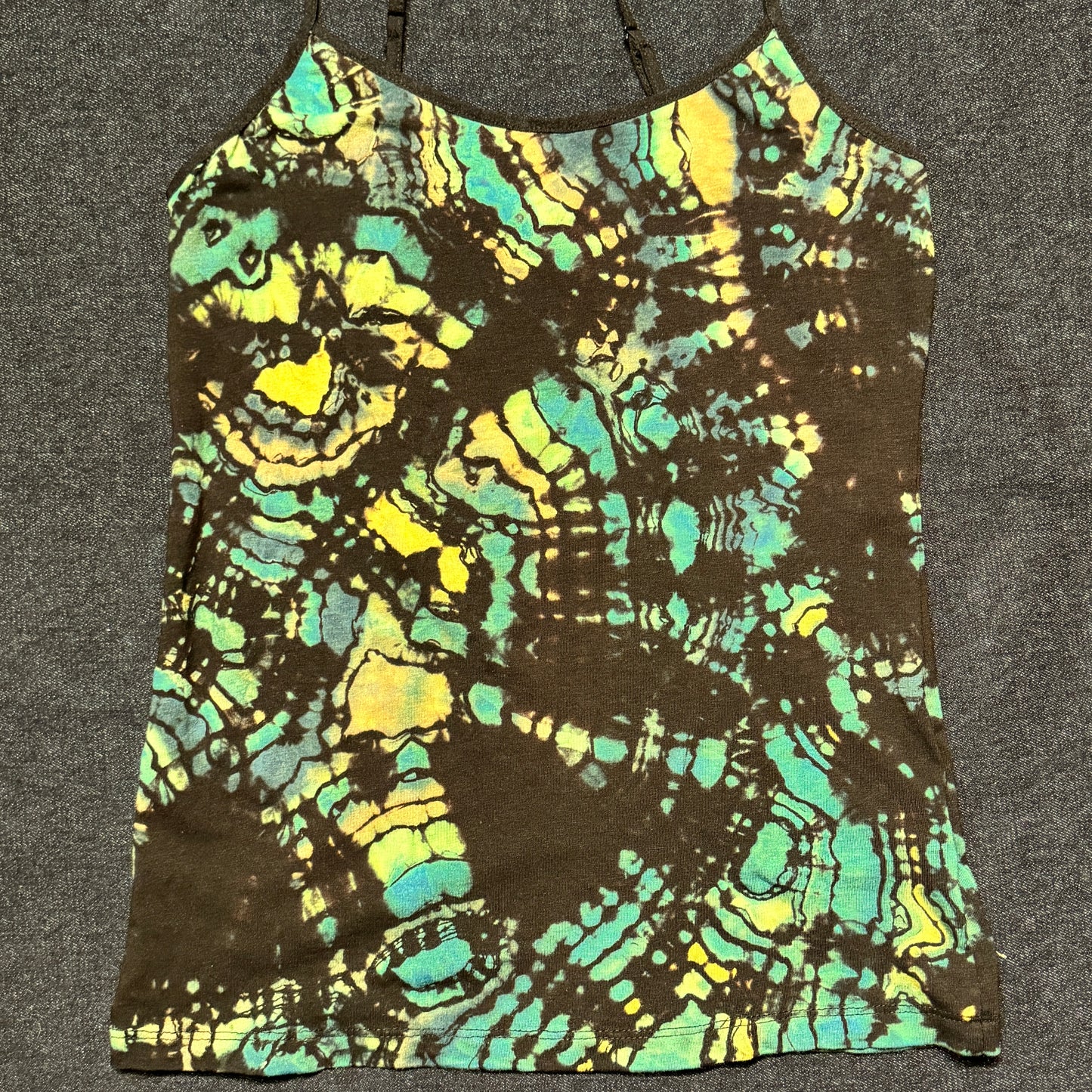 S - reverse dyed geode style cami