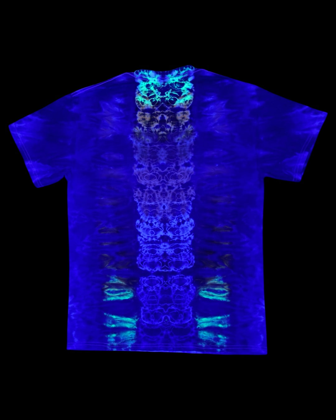 M - UV reactive deep space mandala with kenney totem spine tee