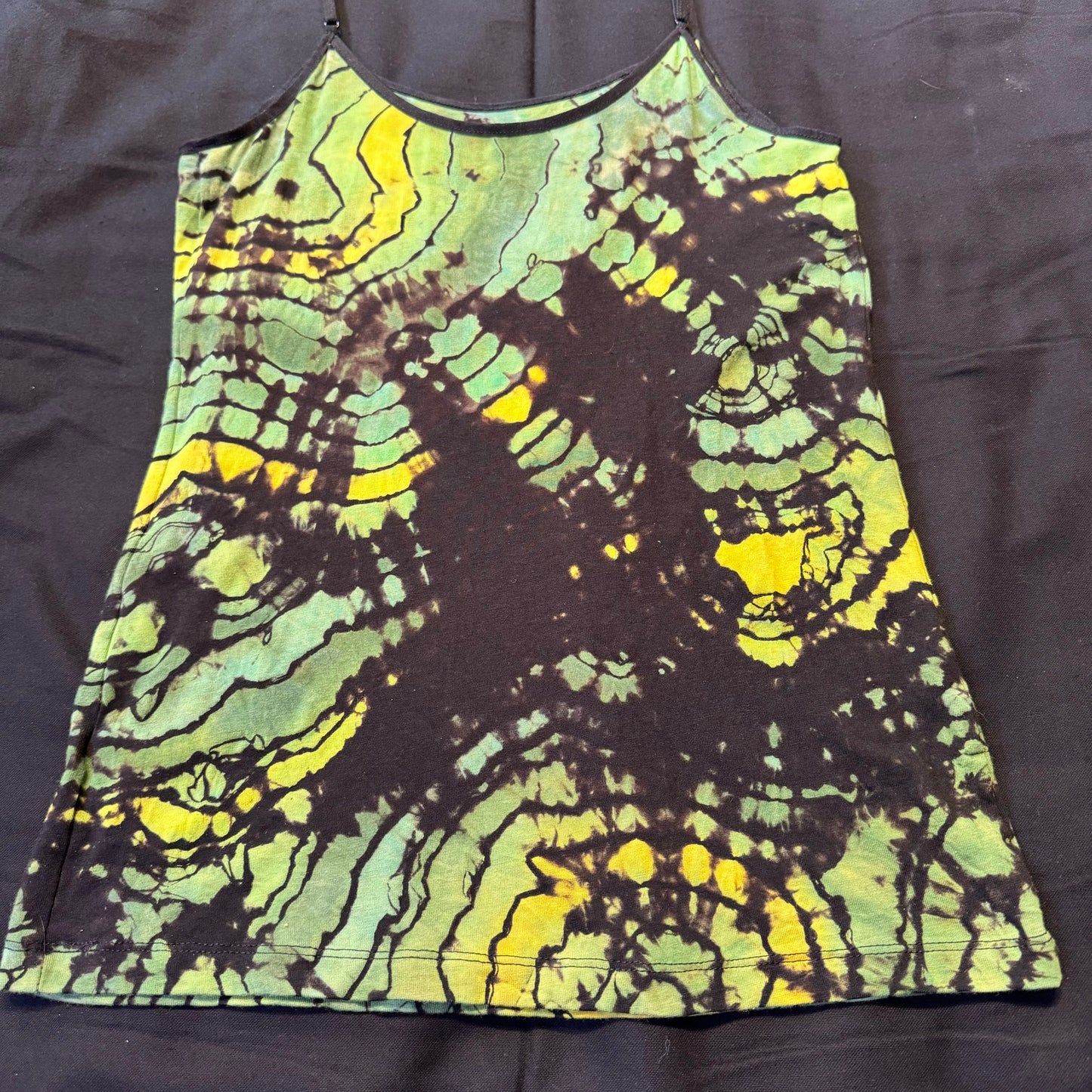 S - reverse dyed geode style cami