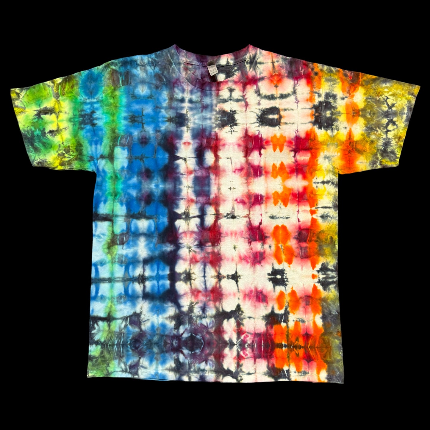 XL - ice dyed modified glitch tee