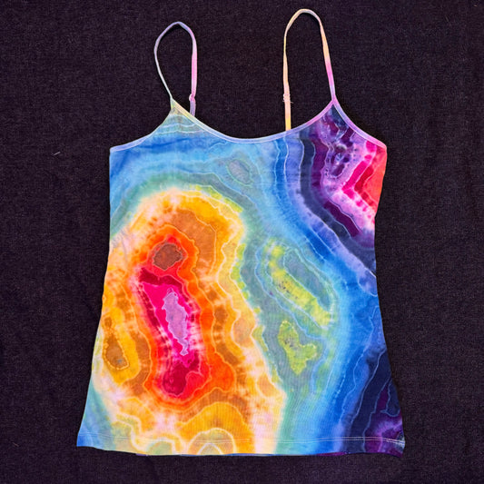 S - rainbow geode style cami