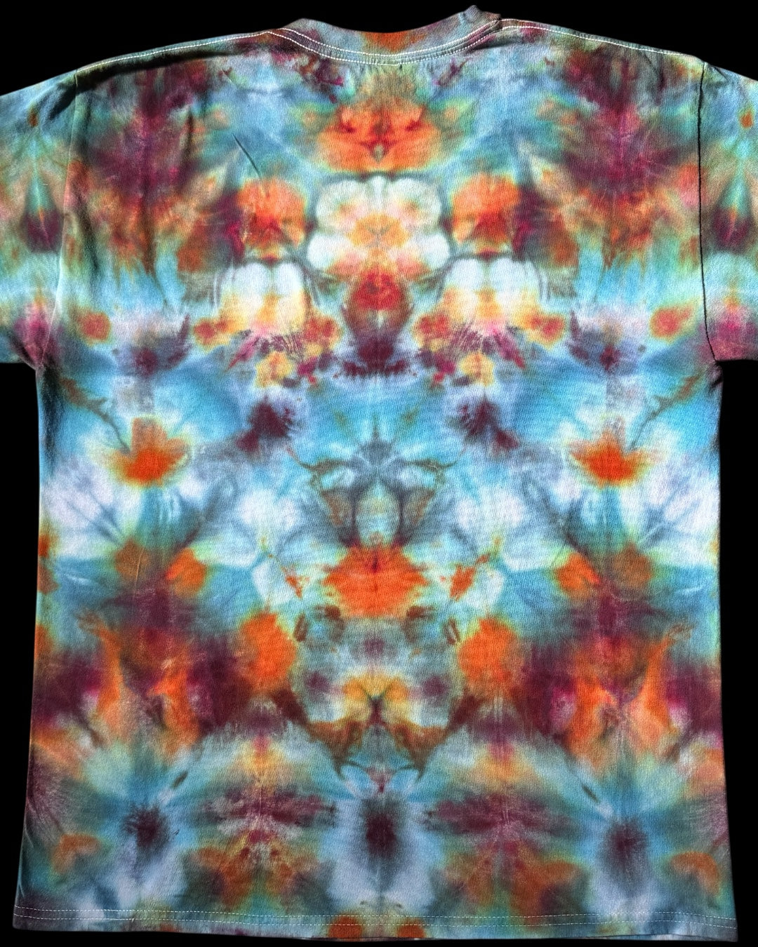 L - ice dyed experimental shibori tee