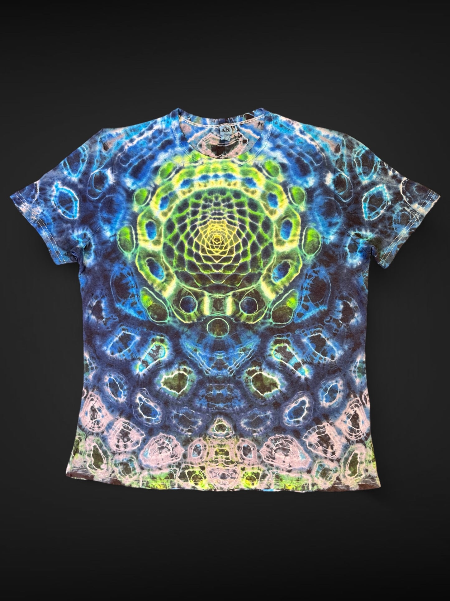 XL - hemp cosmic mandala kenney style combo tee