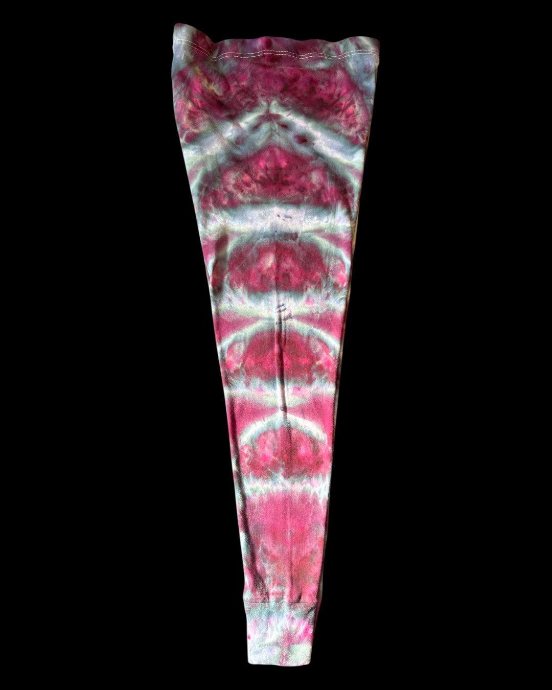 XL - ice dyed dusty purple cosmic rolled leggings